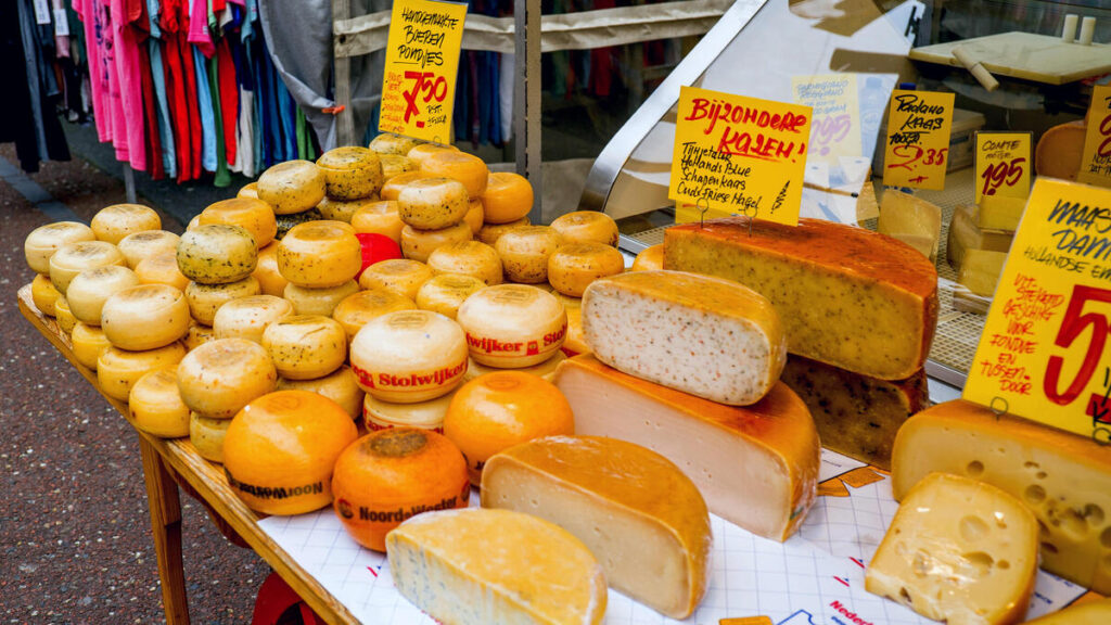 cheese, steet food at amsterdam